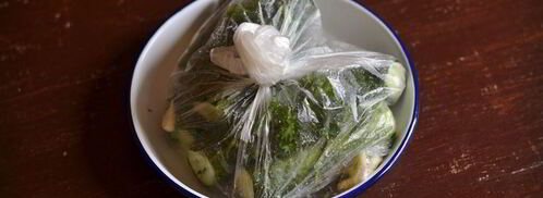 быстрые малосольные огурцы. Шаг 7