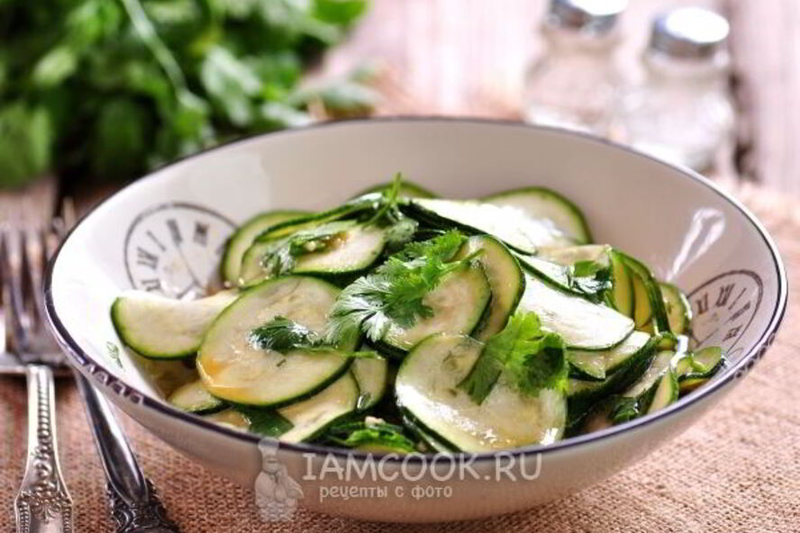 Рецепт малосольных кабачков