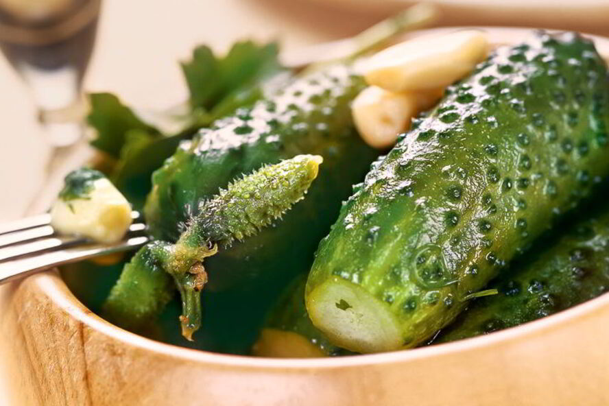 Рецепт малосольных огурцов хрустящих