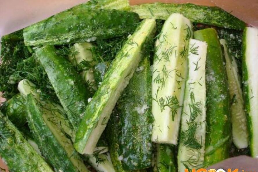 Рецепт малосольных огурцов засоленных в пакете