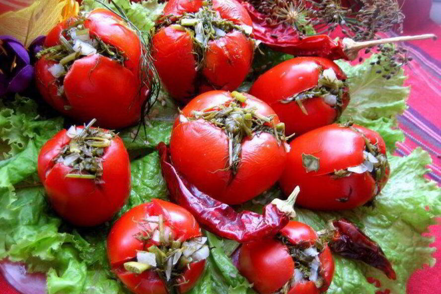 Рецепт малосольных помидоров суточных