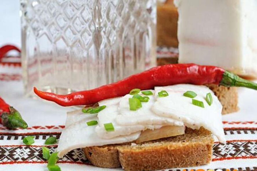 Рецепт сала соленого по-украински