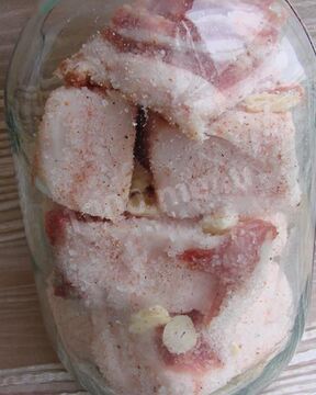 Сало в банке для длительного хранения