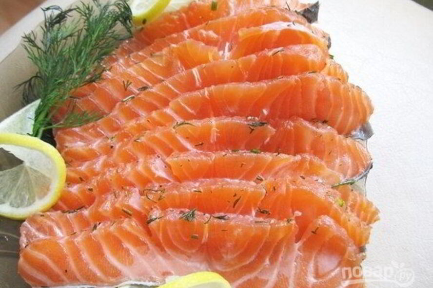Рецепт слабосоленой семги
