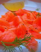 Слабосоленый лосось по-шведски