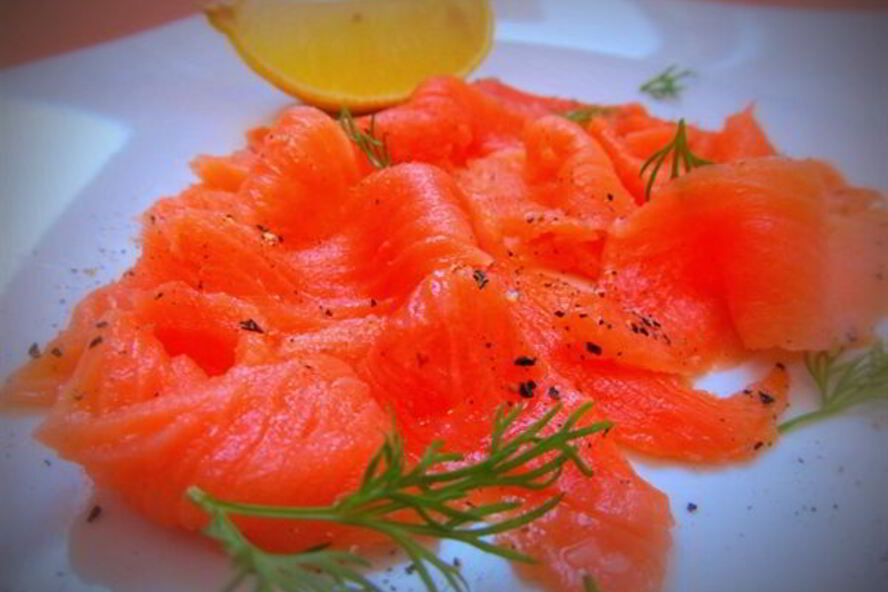 Рецепт слабосоленого лосося по-шведски