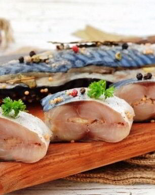 Соленая скумбрия