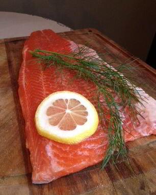 Соленый лосось