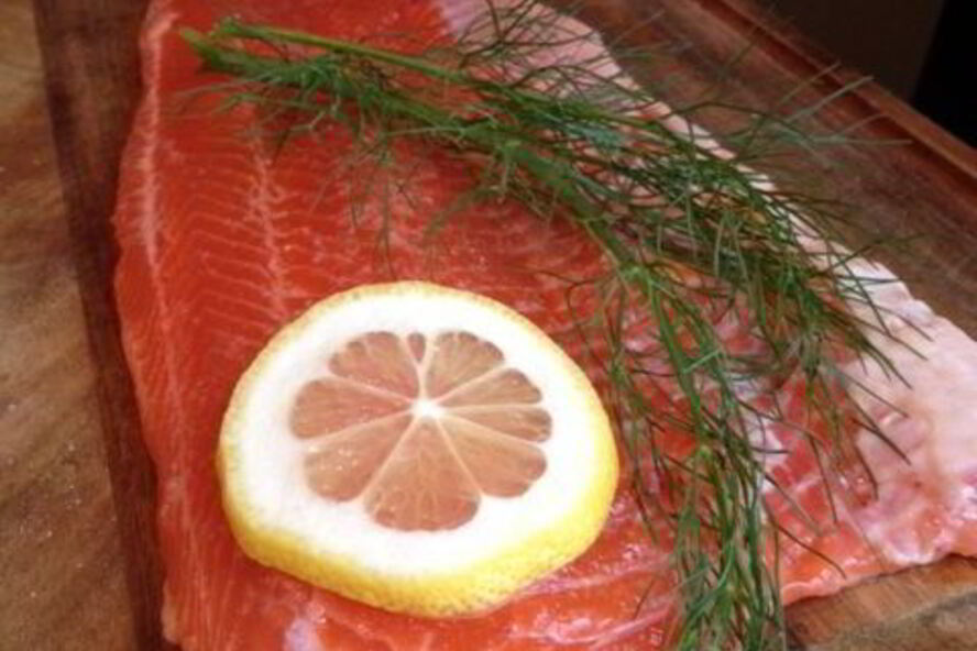 Рецепт соленого лосося