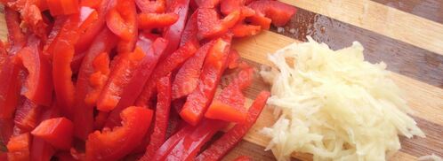 суточная капуста с чесноком. Шаг 5