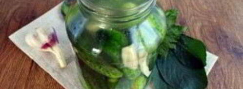 соленые огурцы на зиму в банках. Шаг 3