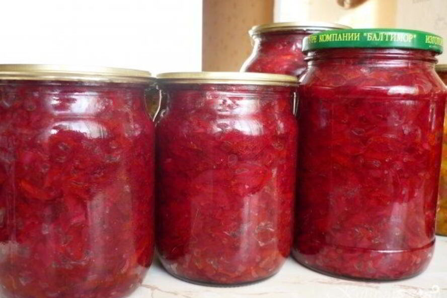 Рецепт свеклы с луком на зиму