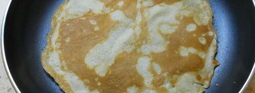 блинчики на молоке и малиновом варенье. Шаг 4