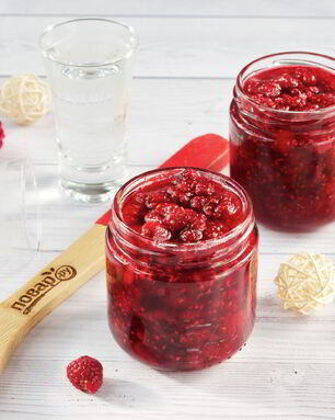 Малиновое варенье пьяное