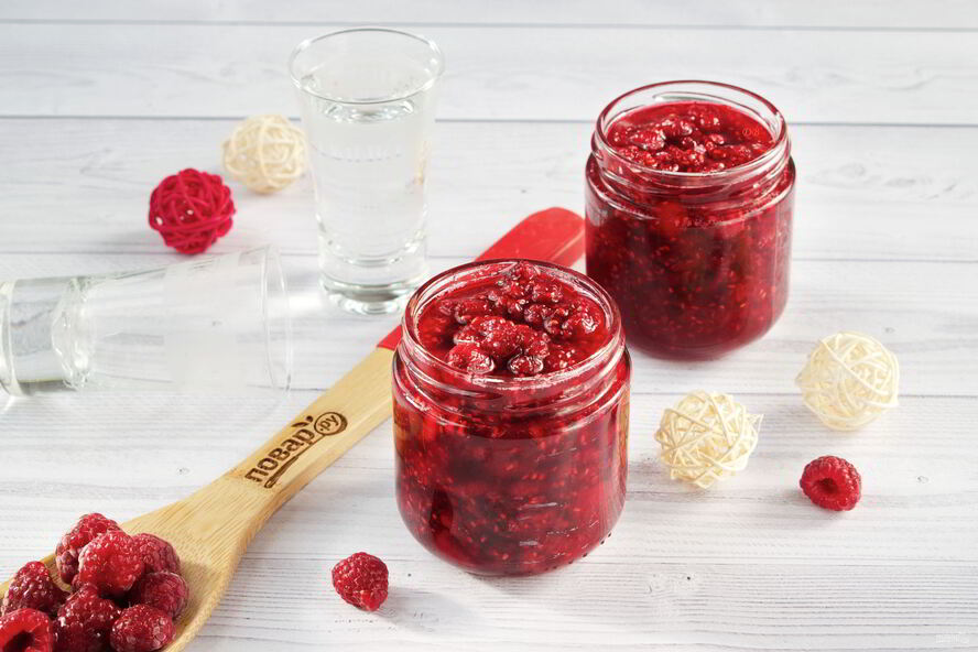 Рецепт малинового варенья пьяного