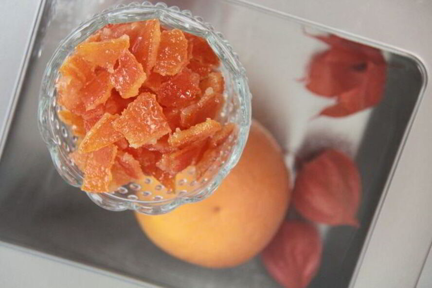 Рецепт мандариновых цукатов