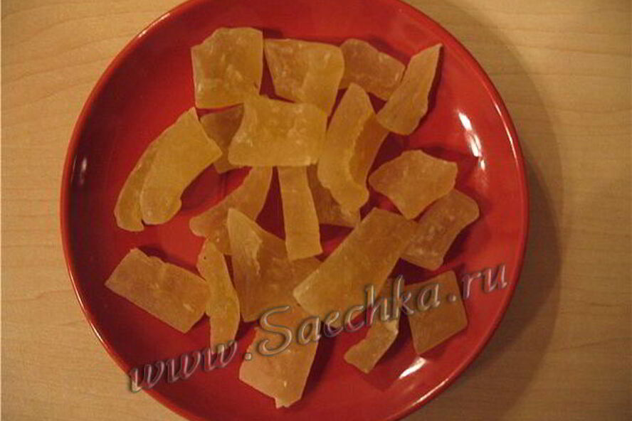 Рецепт цукатов из арбузных корок