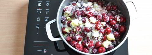 варенье из черешни без косточек с лимоном. Шаг 7