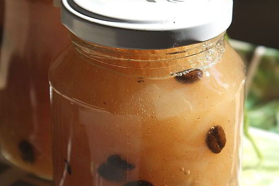 Рецепт варенья из груш с кофейными зернами