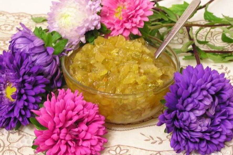 Рецепт варенья из кабачков без сахара