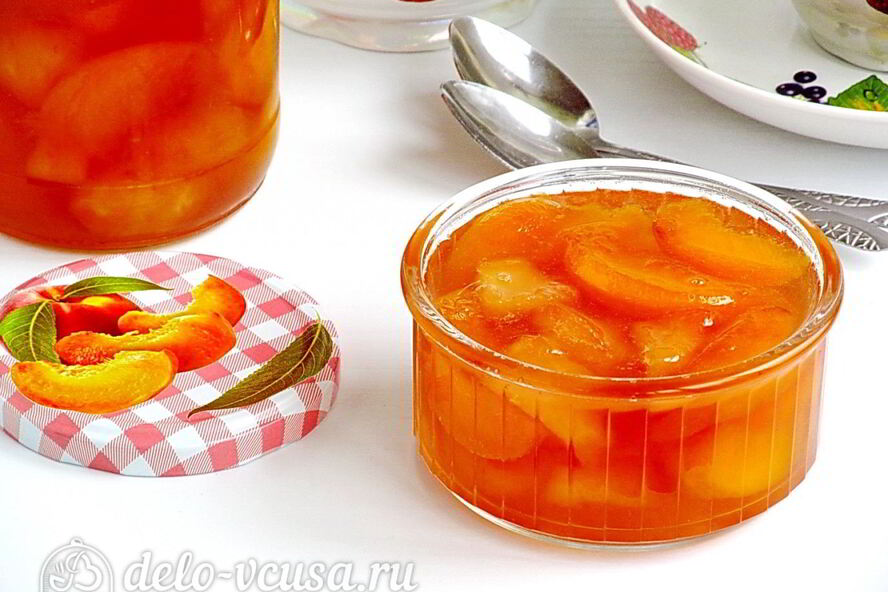 Рецепт варенья из персиков и консервированных ананасов