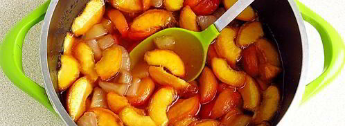 варенье из персиков и консервированных ананасов. Шаг 7