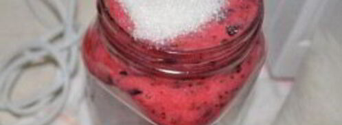 варенье из смородины, перетертое с сахаром. Шаг 5