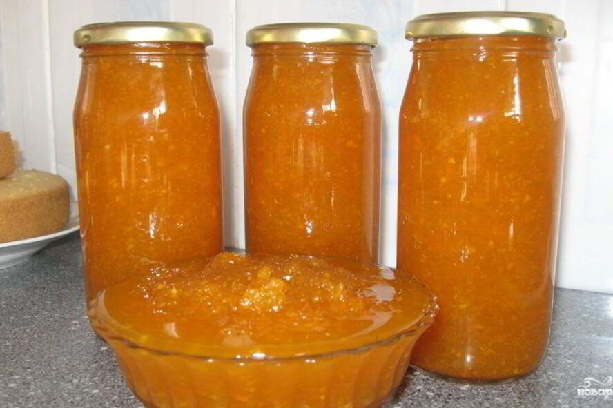 Рецепт варенья из тыквы с лимоном и апельсином