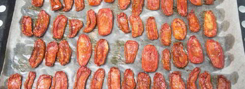 вяленые помидоры в духовке. Шаг 4