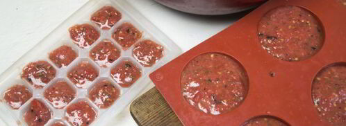 замороженная томатная паста. Шаг 3