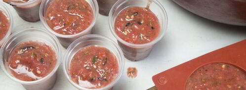 замороженная томатная паста. Шаг 4