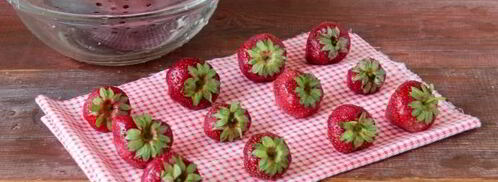 заморозка клубники. Шаг 4