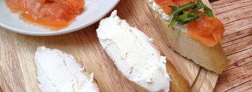 брускетта с лососем. Шаг 4