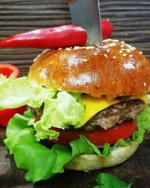 Брутальный бургер с говядиной