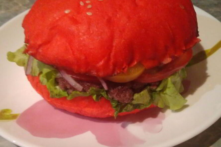 Рецепт бургера бык с говядиной и сальсой