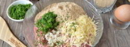 бургер с фрикадельками. Шаг 2