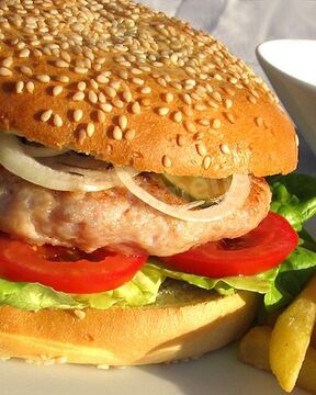 Бургер с курицей