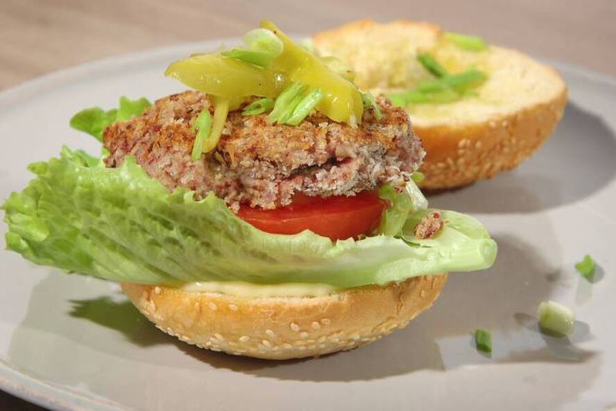 Рецепт бургеров с красной фасолью и грибами