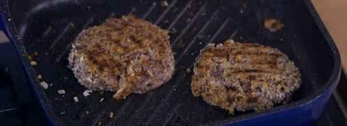 бургеры с красной фасолью и грибами. Шаг 8