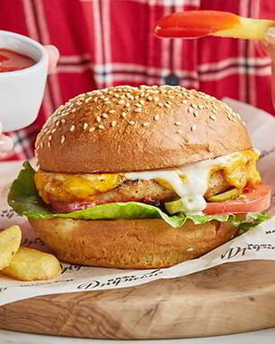 Дружбургер с курицей