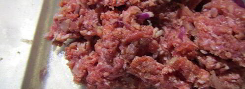 гамбургер из говядины с чипсами из сладкого картофеля. Шаг 4