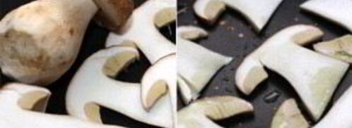 гамбургер с белыми грибами. Шаг 2