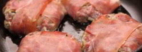 гамбургер с белыми грибами. Шаг 5