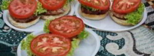 гамбургеры на мангале. Шаг 4