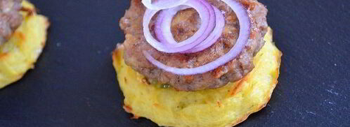 картофельные бургеры с мясом. Шаг 9