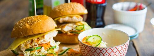 куриный гамбургер. Шаг 10