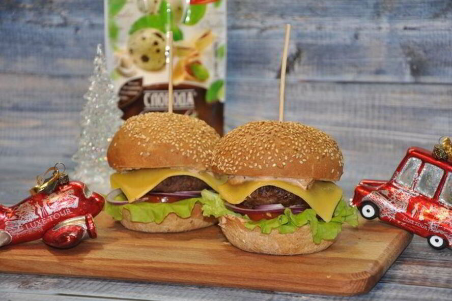 Рецепт новогодних бургеров