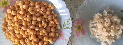 постный бургер с котлетой из нута и свекольным соусом. Шаг 2