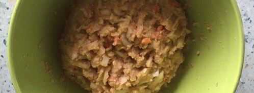 постный бургер с котлетой из нута и свекольным соусом. Шаг 7