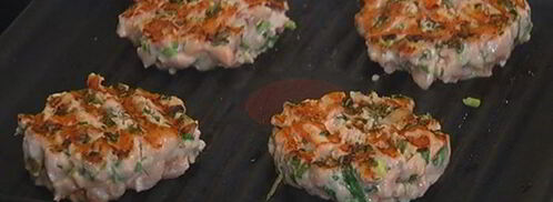 рыбный гамбургер с манго-майонезом. Шаг 7